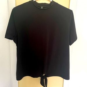 DYNAMITE black tied top